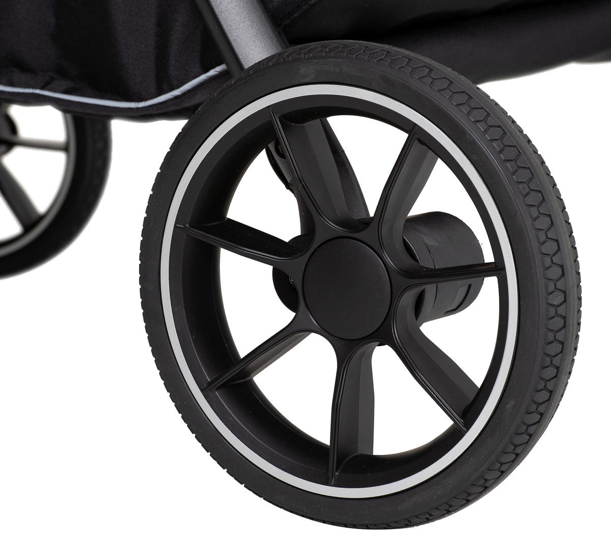 BUGGY Clixx  - Schlammfarben/Schwarz, Basics, Textil/Metall (84/52/106cm) - Hartan