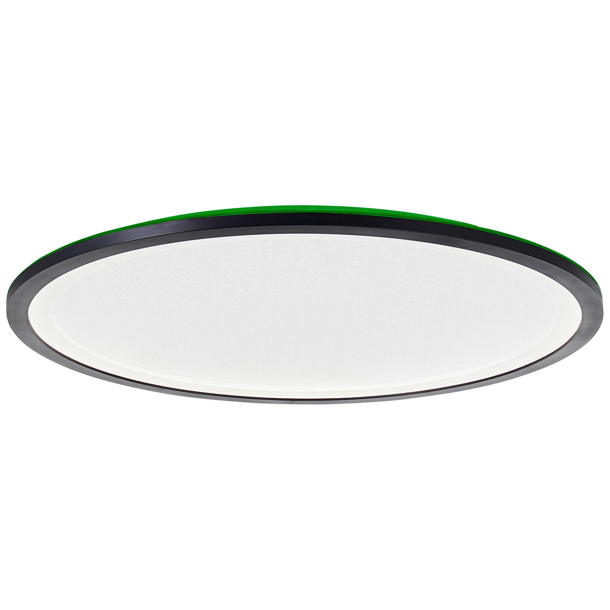 LED PLAFONJERA - bela/crna, Dizajnerski, plastika (50/3cm)