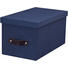 KARTONAGE Karton Blau - Blau, Basics, Karton (28/16/14cm) - BOXXX