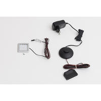 LED-DEKOLEUCHTE 5,5/0,5/5,5 cm   - Grau, Basics, Kunststoff (5,5/0,5/5,5cm) - SetOne by Musterring