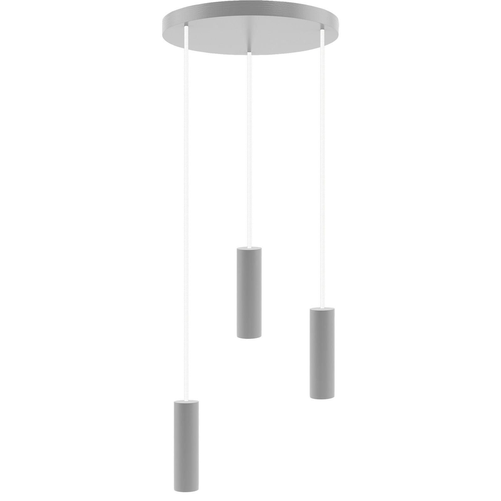 ZÁVESNÉ SVIETIDLO, 30/150 cm  - sivá, Design, drevo (30/150cm)