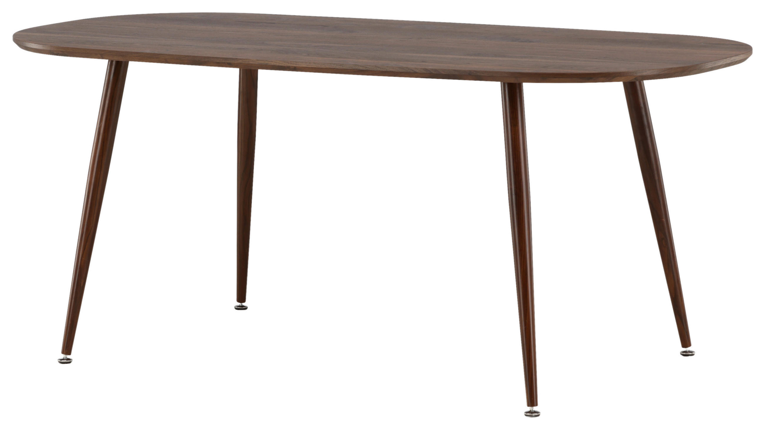 MATBORD i metall, trämaterial 180/90/75 cm   - mörkbrun, Design, metall/trämaterial (180/90/75cm) - Livetastic