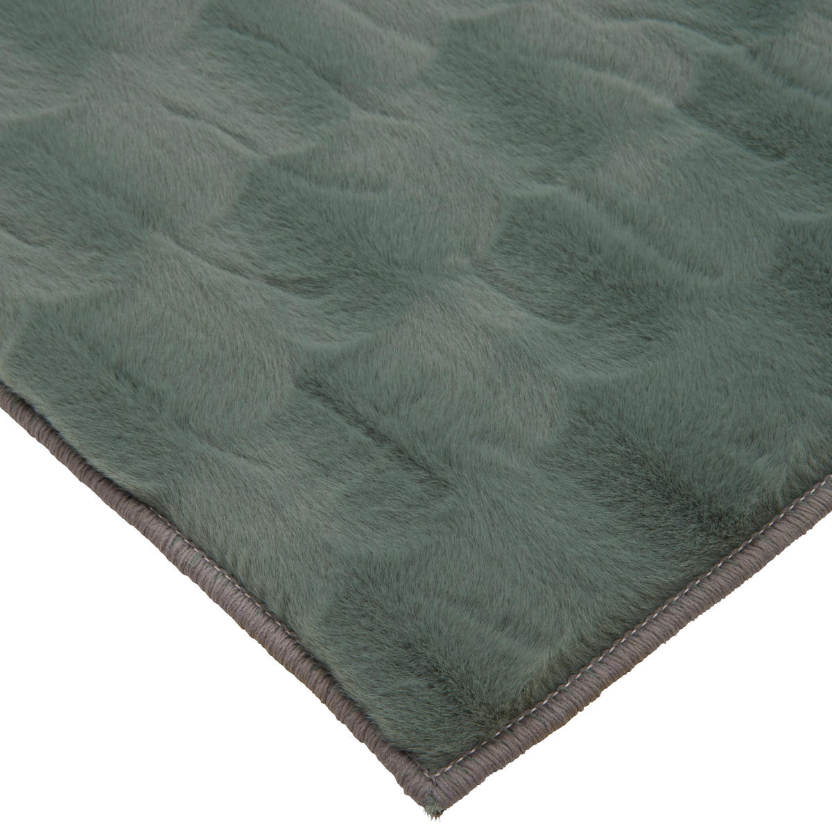 HOCHFLORTEPPICH 80/150 cm Luna Design Grün  - Grün, Design, Textil (80/150cm) - Novel