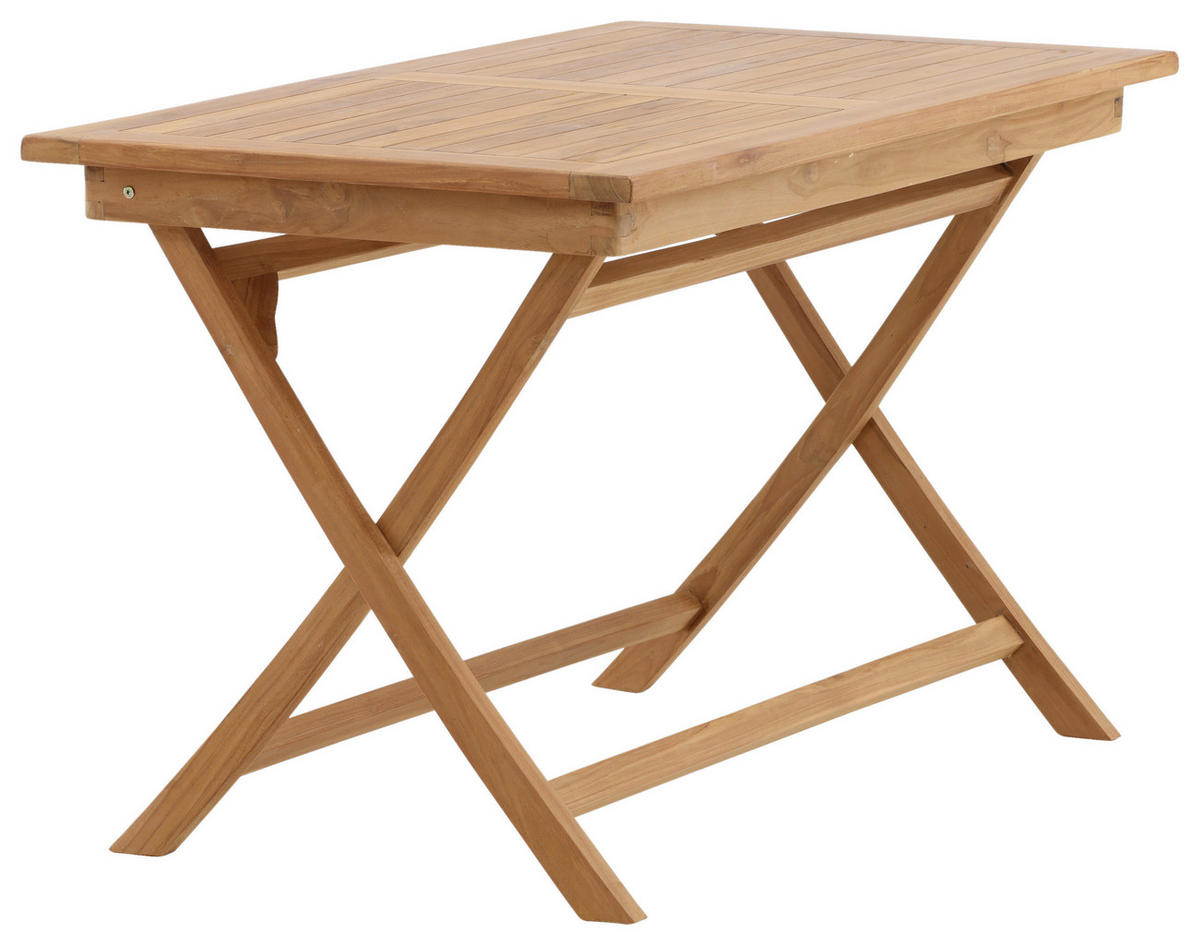 GARTENTISCH 120/70/75 cm Holz  - Teakfarben, KONVENTIONELL, Holz (120/70/75cm) - Gardenson