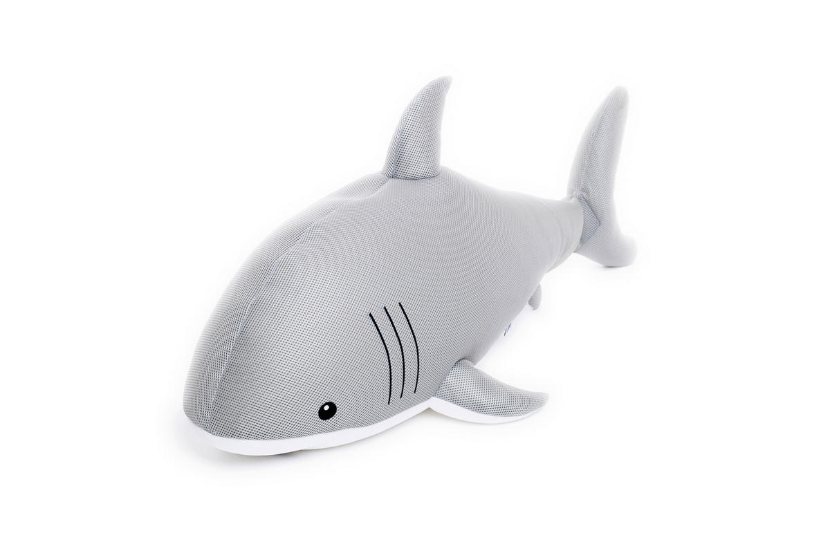 SCHWIMMTIER - Grau, KONVENTIONELL, Textil (45/111/38cm)