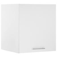 AUFSATZSCHRANK 68/76/68 cm  in  - Chromfarben/Weiß, Design, Holzwerkstoff/Metall (68/76/68cm)