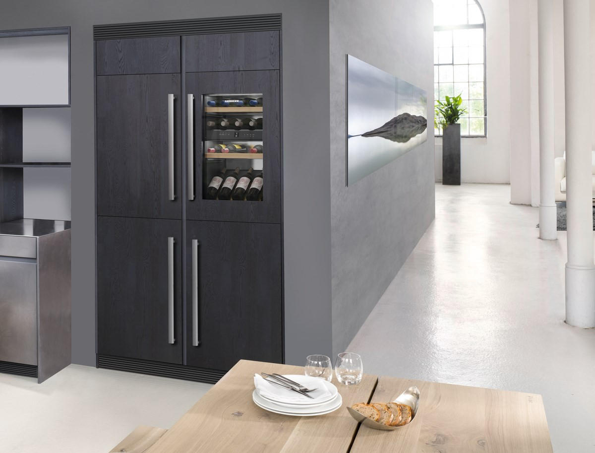 WEINKÜHLSCHRANK EWTDF1653-21  - Silberfarben, Basics, Glas/Kunststoff (56-57/87,4-89/55cm) - Liebherr