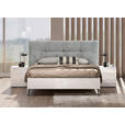 BETT 180/200 cm  in Grau, Weiß  - Schwarz/Weiß, Design, Metall (180/200cm) - Novel