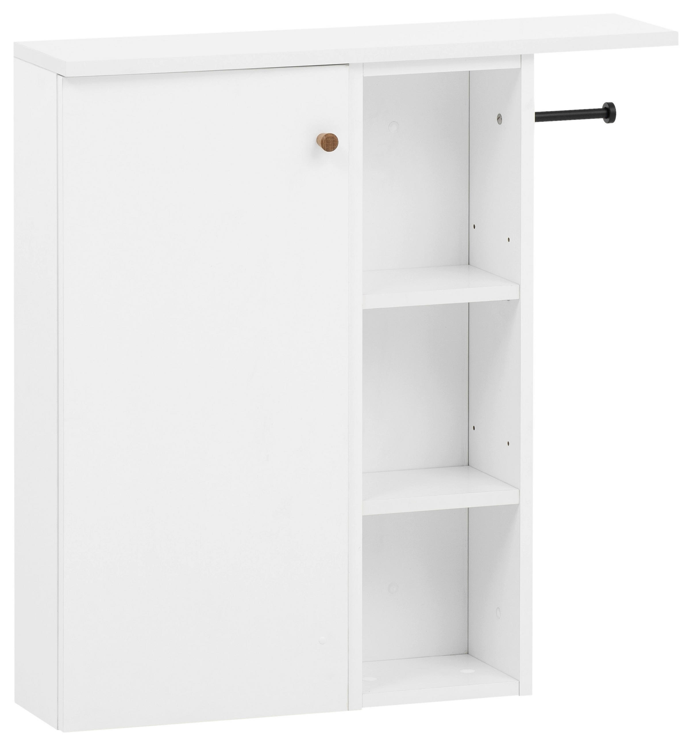 HÄNGESCHRANK 70,7/74,2/17 cm  - Eichefarben/Weiß, MODERN, Holz/Holzwerkstoff (70,7/74,2/17cm) - Stylife