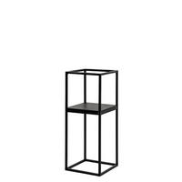 BLUMENSTÄNDER Metall  - Schwarz, Basics, Metall (19/47/19cm)