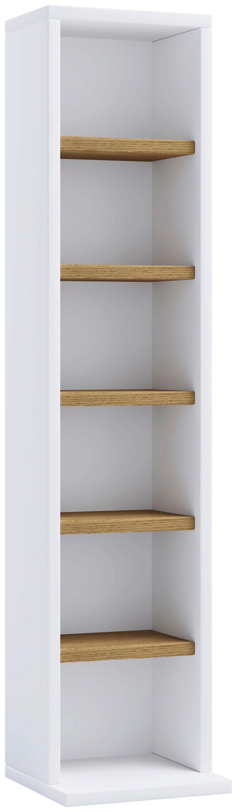 CD-REGAL - Honigeiche/Weiss, Basics, Holzwerkstoff (21/92/20cm) - MID.YOU