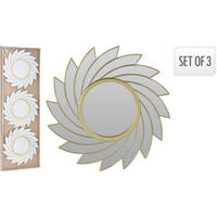 Set 3 Oglinzi    - Basics, plastic (24/2/24cm)