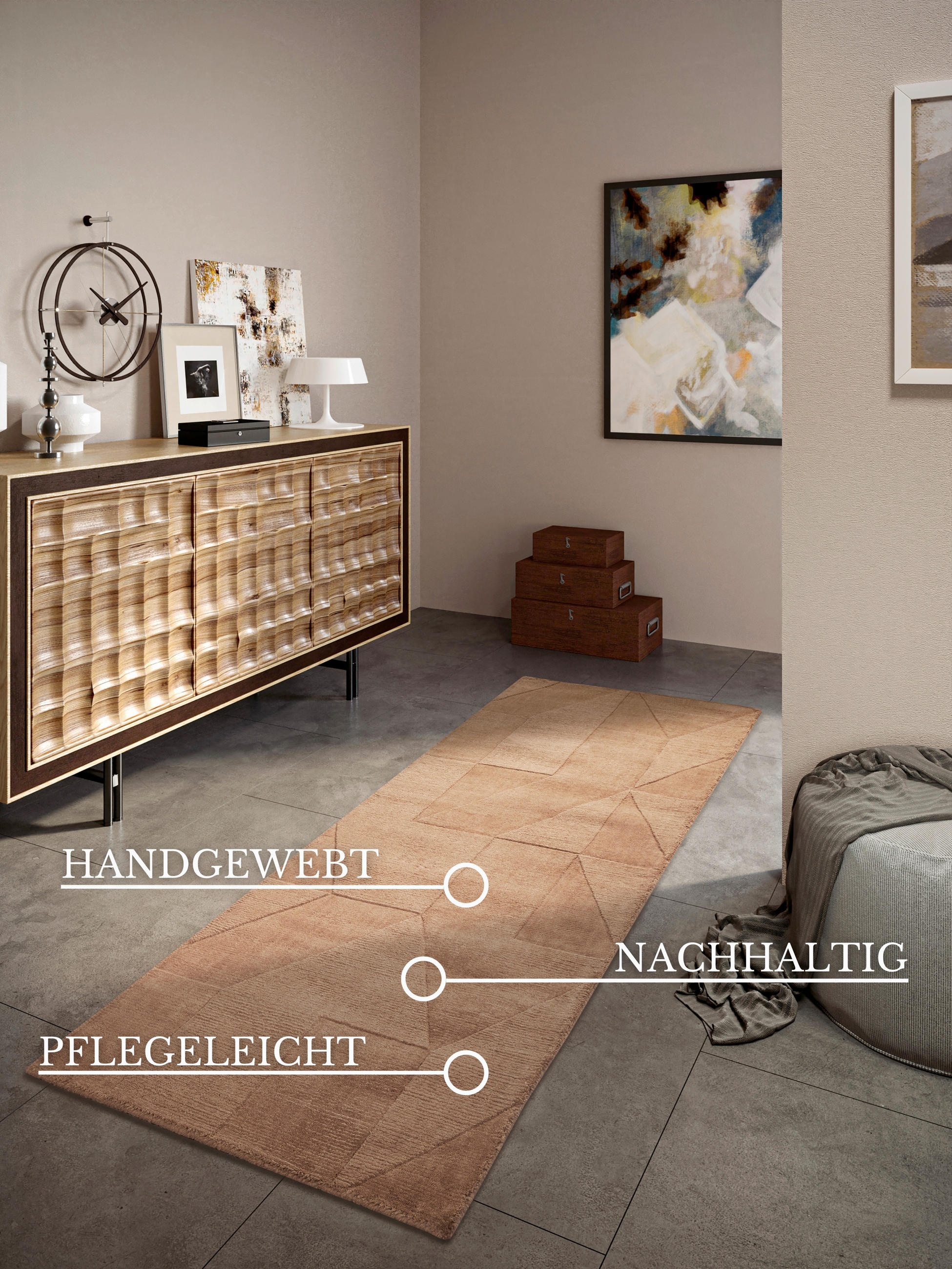 LÄUFER 80/250 cm Kollektion 1906  - Kupferfarben, Basics, Textil (80/250cm) - Villeroy & Boch