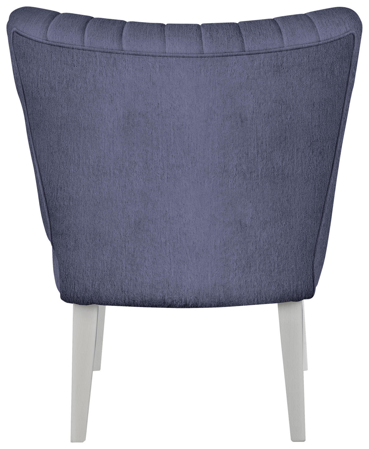 SESSEL Webstoff, Teddystoff Dunkelblau    - Weiß/Dunkelblau, MODERN, Holz/Textil (64/80/66cm) - Livetastic