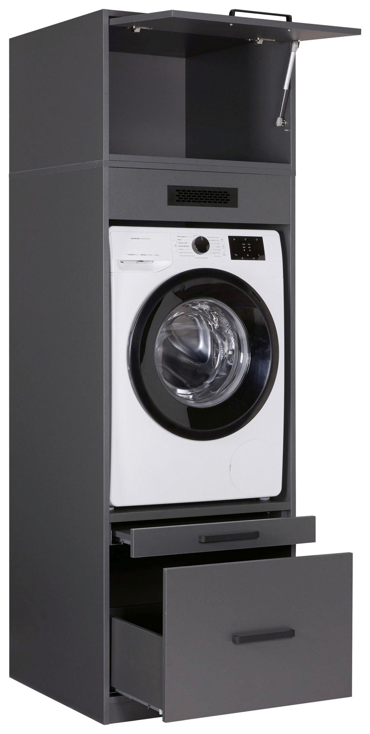 HAUSWIRTSCHAFTSRAUM 268/208/68 cm  in Anthrazit  - Anthrazit, MODERN, Holzwerkstoff (268/208/68cm) - home24