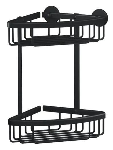 Tesa Duschablage Aluxx Black Schwarz 16.3x26x17 cm