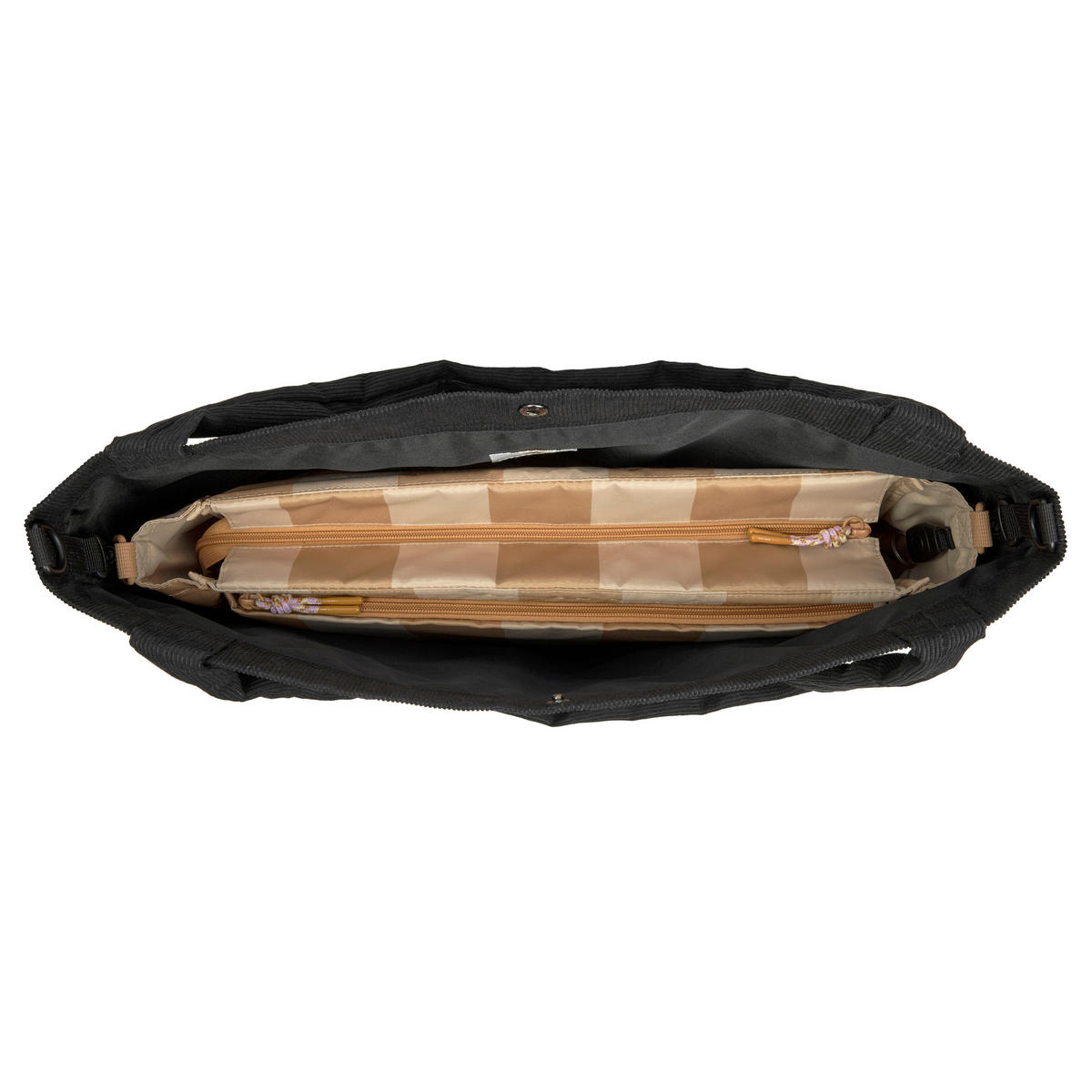 WICKELTASCHE Mix Multi Bag  - Hellbraun/Beige, Basics, Textil (40/12/30cm) - Lässig