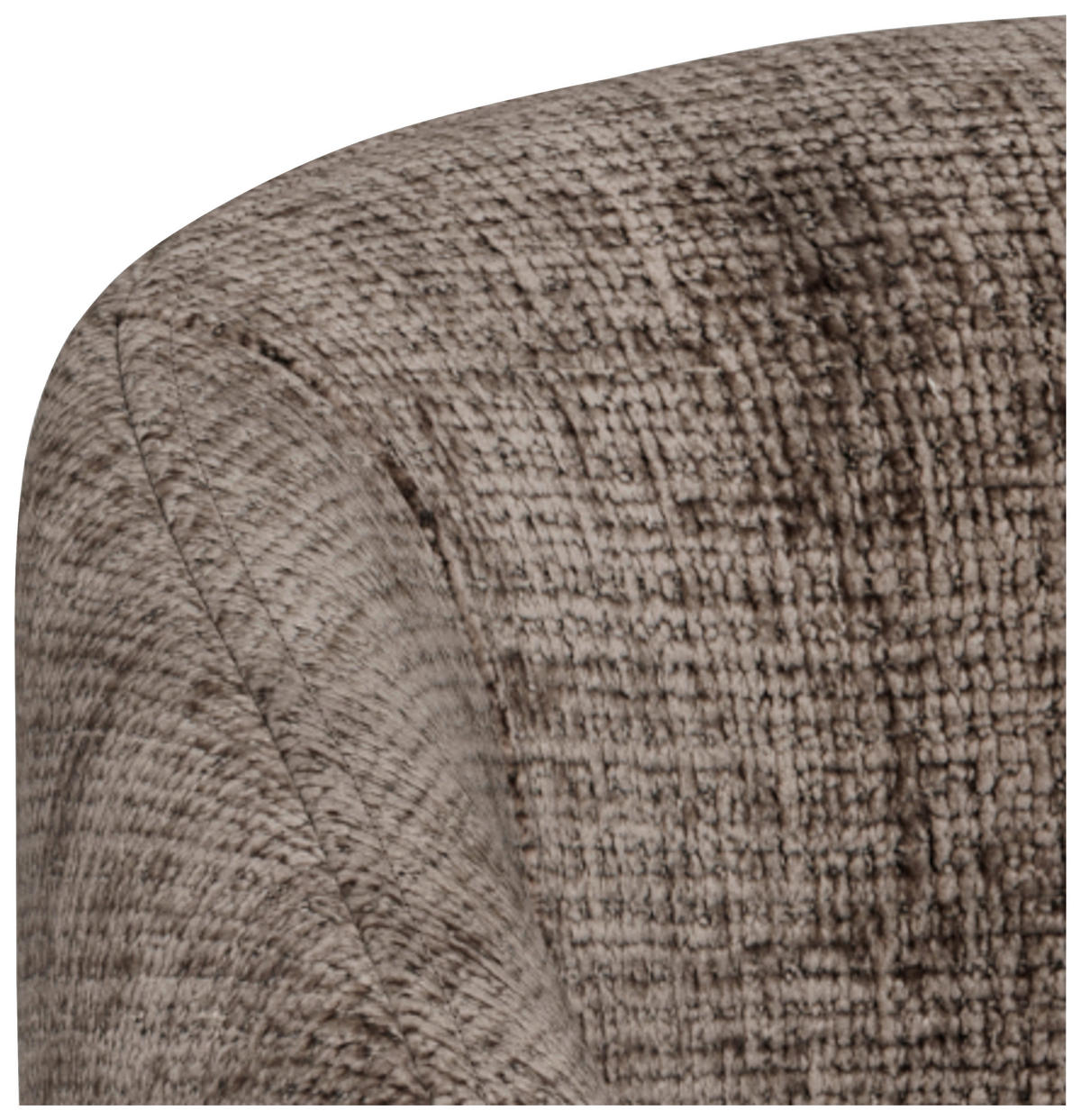 ARMLEHNSTUHL  in Stahl Flachgewebe  - Hellbraun/Schwarz, Design, Textil/Metall (55/79/55cm) - MID.YOU