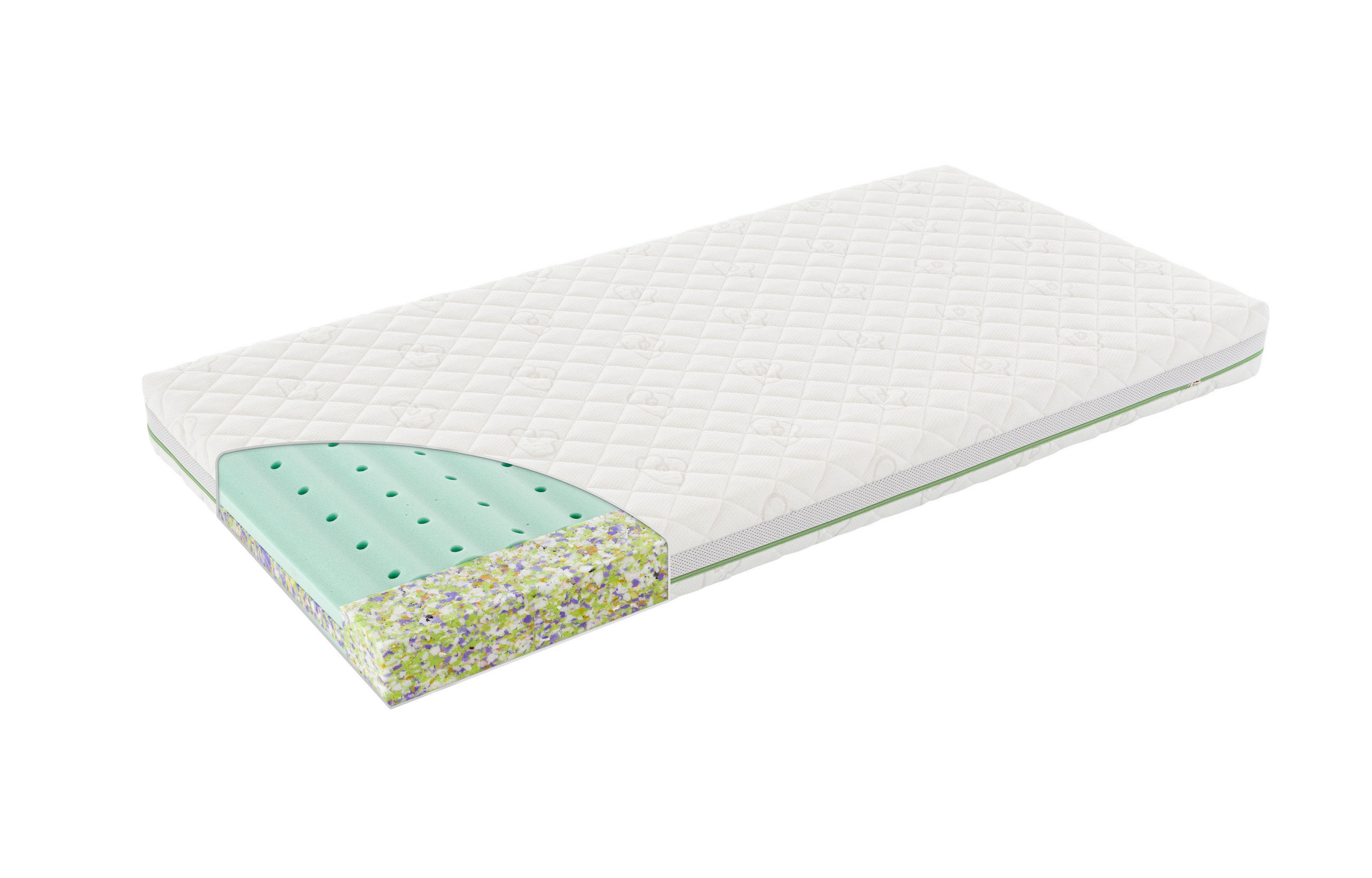KINDERMATRATZE 60/120 cm Wind  - Basics, Textil (60/120cm) - Träumeland
