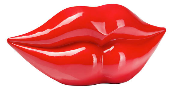 SKULPTUR - Rot, Trend, Kunststoff (29/13,5/9,5cm) - Ambia Home