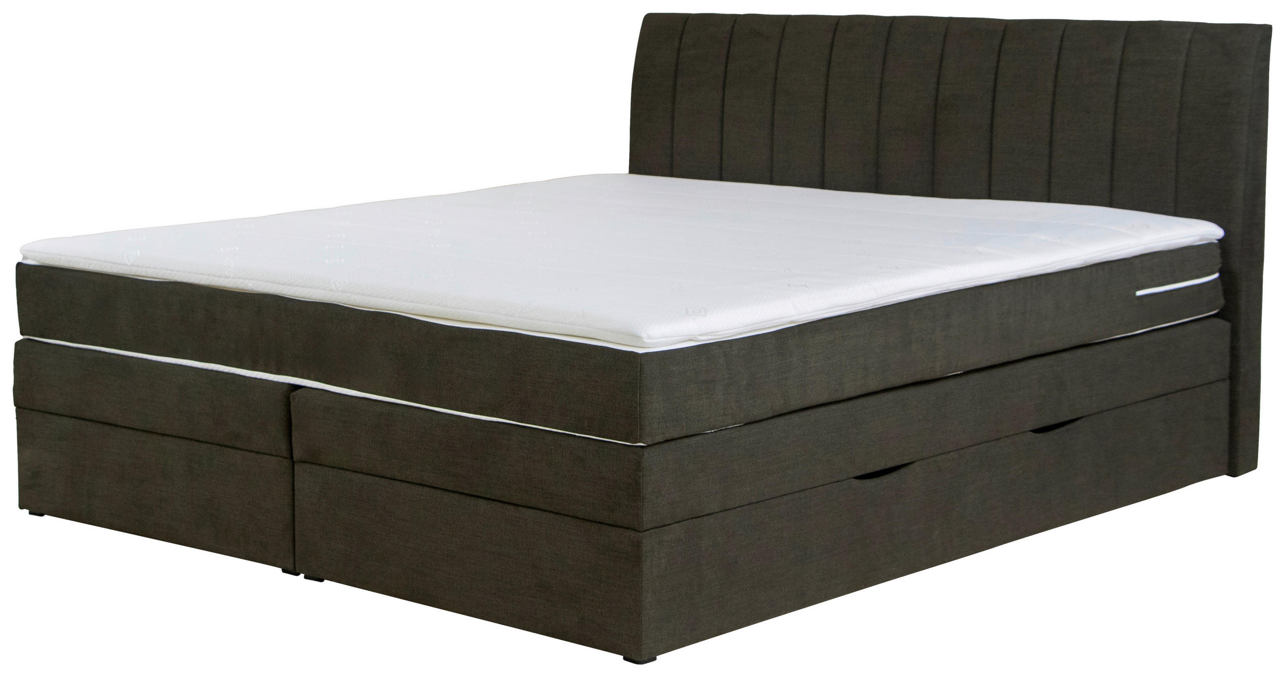 Boxspringbett Mit Topper & Bettkasten 160x200 Shark