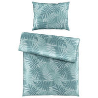 BETTWÄSCHE 2-teilig Satin 140/200 cm  - Blau, KONVENTIONELL, Textil (140/200cm) - Bio:Vio