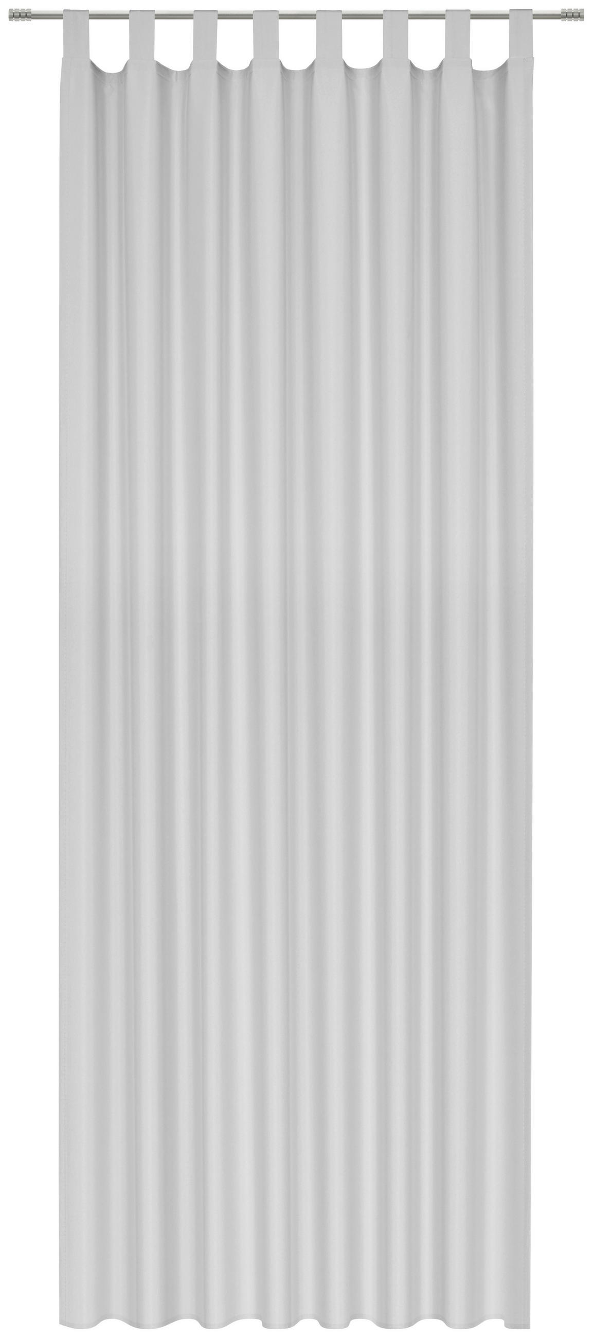 ZAVESA ZA SPOLJNU UPOTREBU svetlosiva - svetlosiva, Osnovno, tekstil (140/300cm) - Esposa