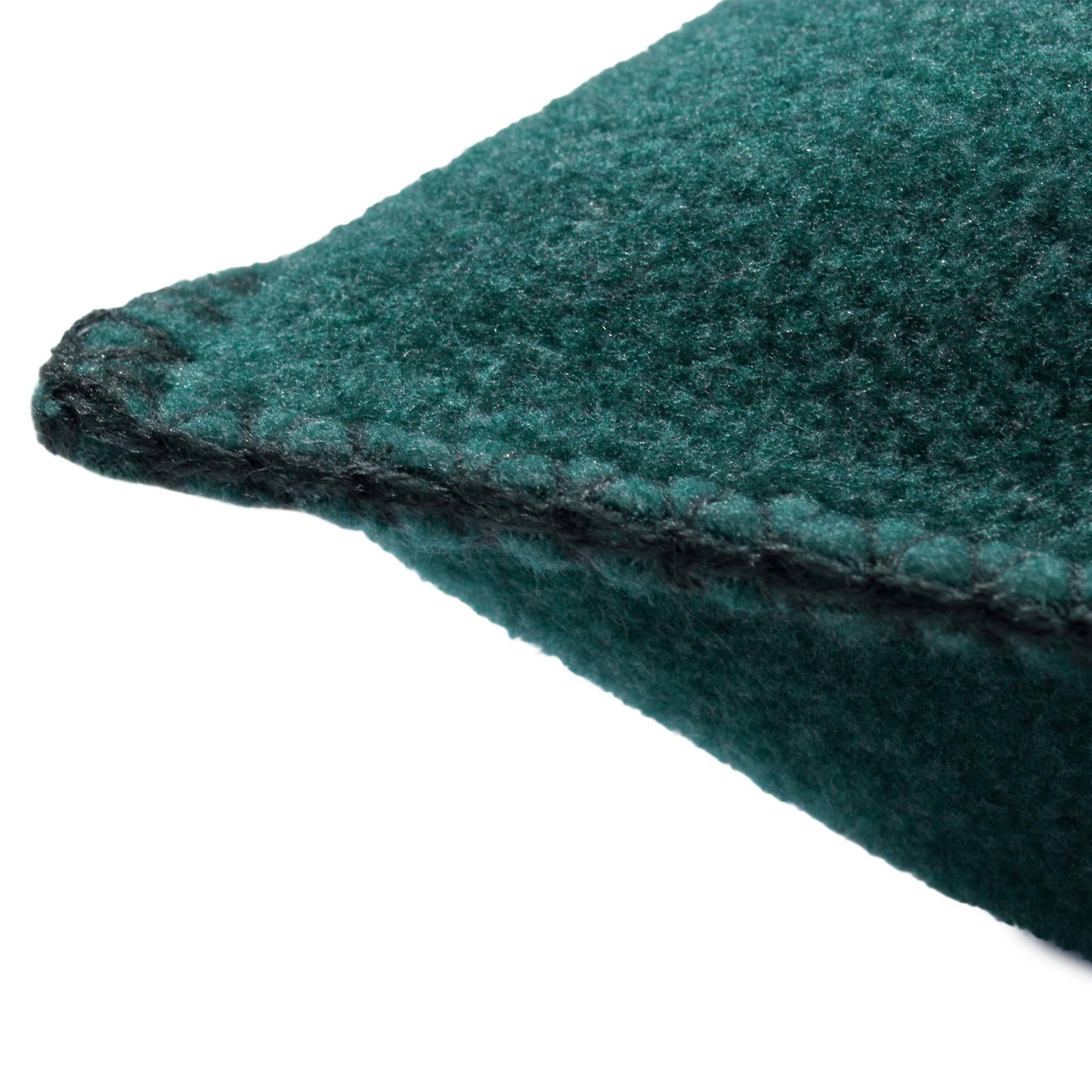KISSENHÜLLE Soft-Fleece 50/50 cm  - Petrol, KONVENTIONELL, Textil (50/50cm) - Zoeppritz