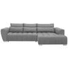 HÖRNSOFFA i vävt tyg grå  - silver/grå, Modern, textil/plast (304/218cm) - Livetastic