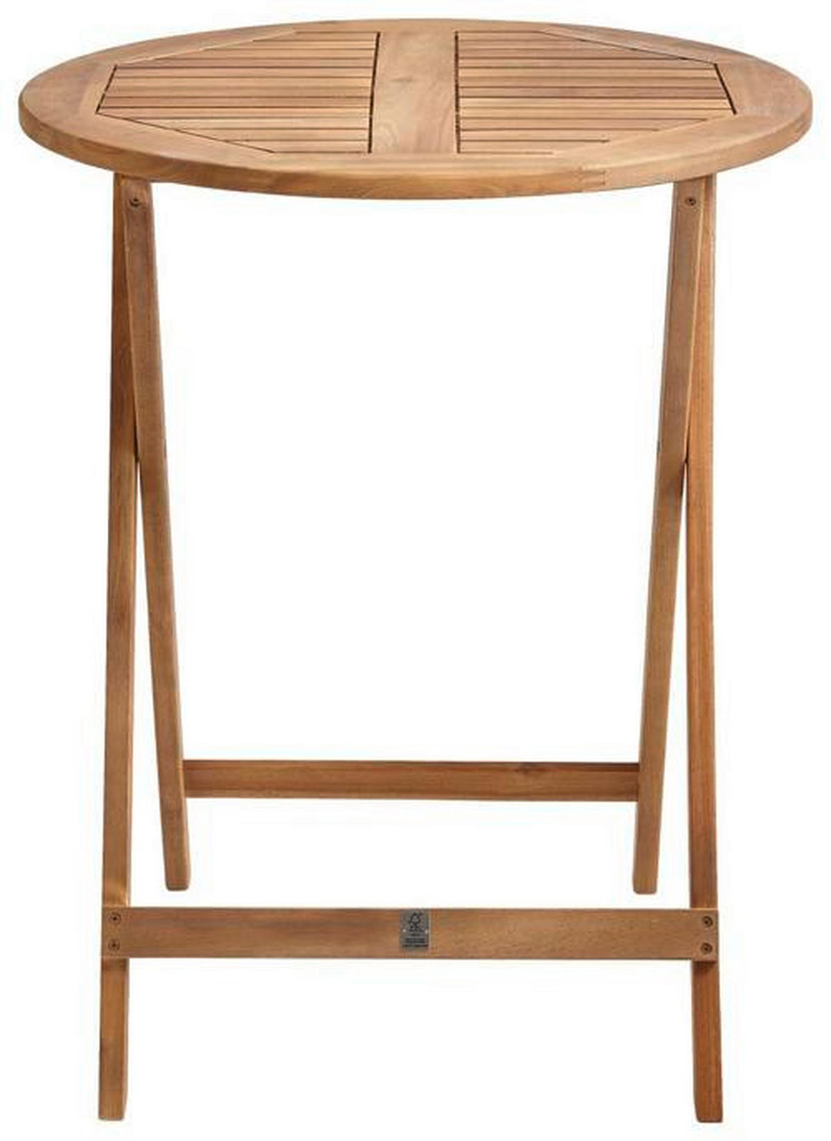 VRTNA MIZA les barva tikovine  - barva tikovine, Natur, les (60/60/72cm) - Ambia Garden