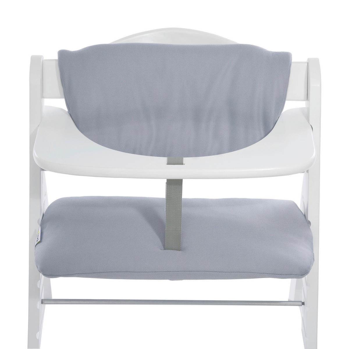 HOCHSTUHLEINLAGE Highchairpad Deluxe  - Grau, Basics, Textil (44/24cm) - Hauck