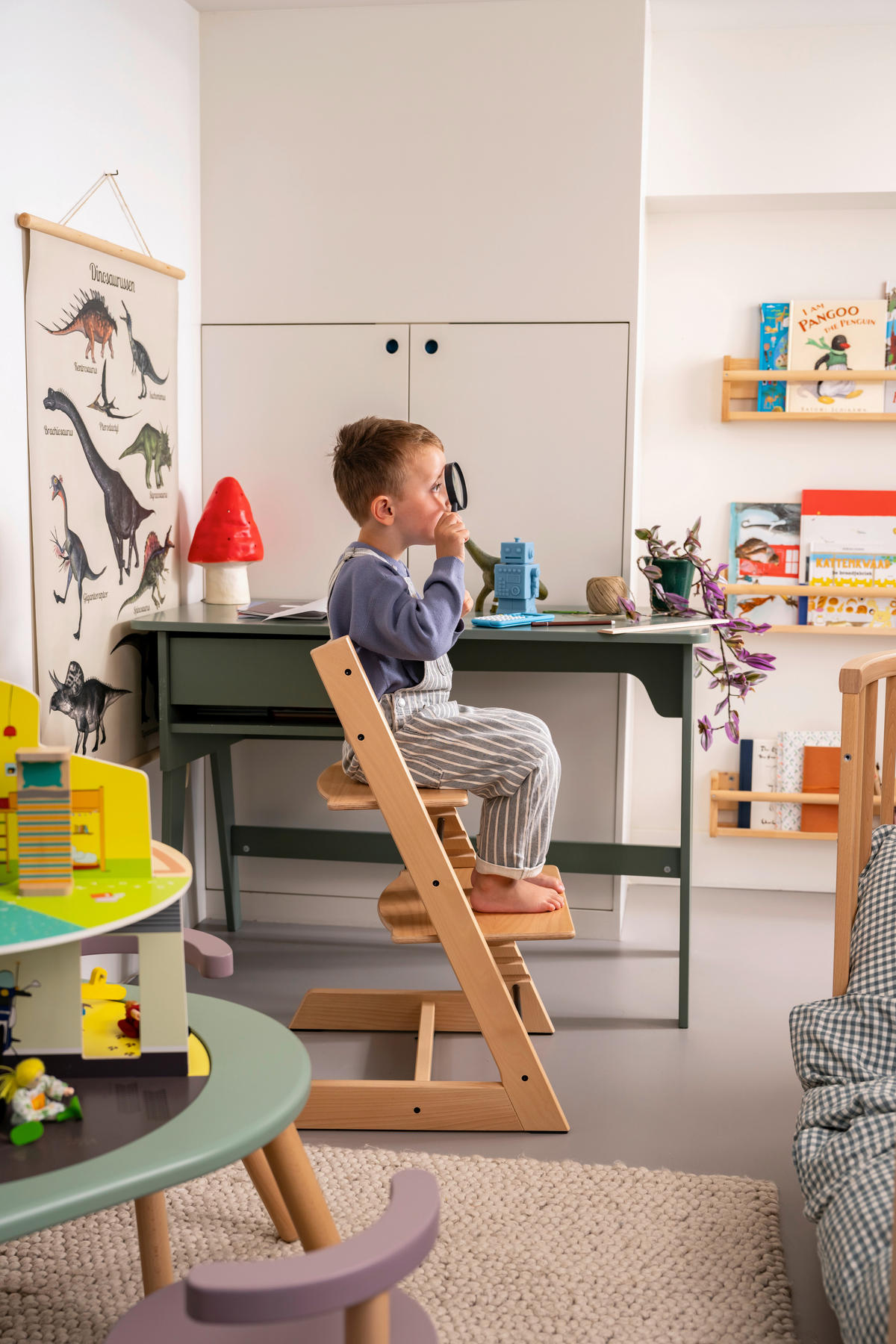 HOCHSTUHL Tripp Trapp Naturfarben Natur  - Naturfarben, Basics, Holz (46/79/49cm) - Stokke