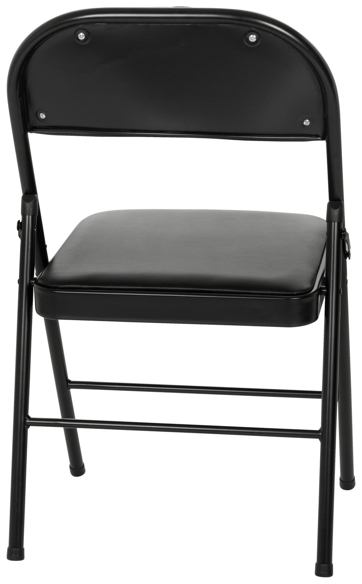 KLAPPSTUHL Schwarz  - Schwarz, MODERN, Kunststoff/Metall (46/78/45cm) - MID.YOU