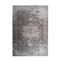 WEBTEPPICH 160/230 cm Baroque Anthrazit  - Anthrazit, Basics, Textil (160/230cm) - Novel
