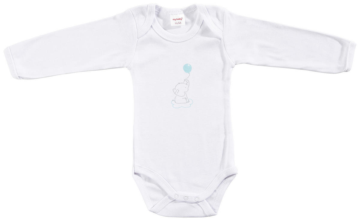 BABYBODY-SET  - Weiß/Grau, LIFESTYLE, Textil (74/80null) - My Baby Lou