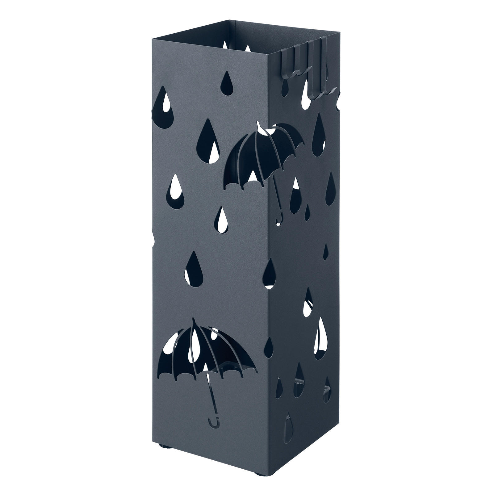 SCHIRMSTÄNDER Metall Grau  - Grau, Basics, Metall (15,5/49/15,5cm)