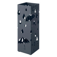 SCHIRMSTÄNDER Metall Grau  - Grau, Basics, Metall (15,5/49/15,5cm)