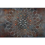 FLACHWEBETEPPICH Madhana  - Braun, KONVENTIONELL, Kunststoff/Textil (115/175cm) - Esposa
