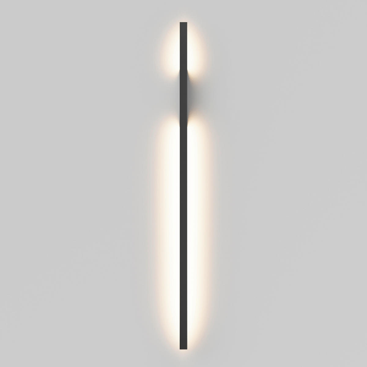 WANDLEUCHTE Halo 2/86/6.8 cm  - Schwarz, Design, Metall (2/86/6.8cm) - MAYTONI