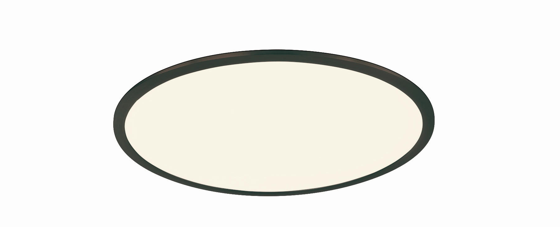LED-DECKENLEUCHTE 62/4,2 cm  - Schwarz/Weiß, Design, Kunststoff/Metall (62/4,2cm) - Trio Leuchten