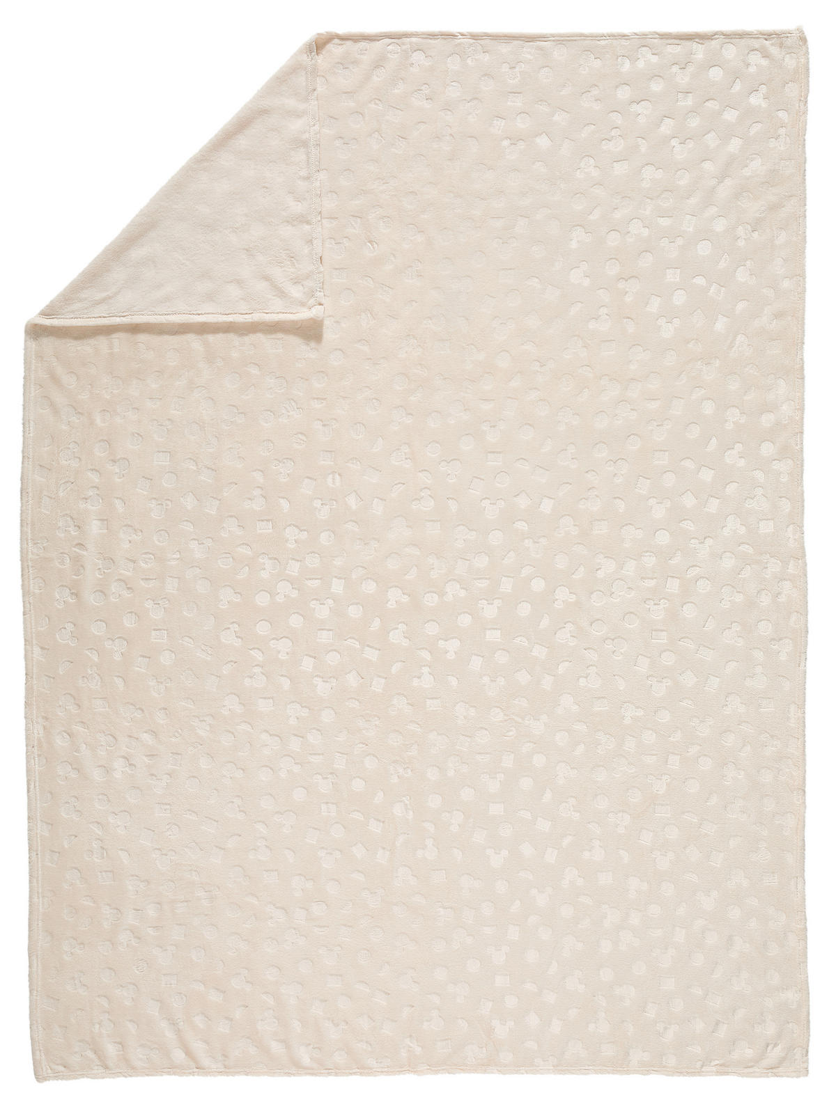 DOMÁCA DEKA, polyester, 150/200 cm - krémová, Basics, textil (150/200cm) - Disney