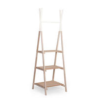 KINDERGARDEROBE in 60/197/60 cm   - Wengefarben/Naturfarben, Basics, Holz (60/197/60cm) - Childhome