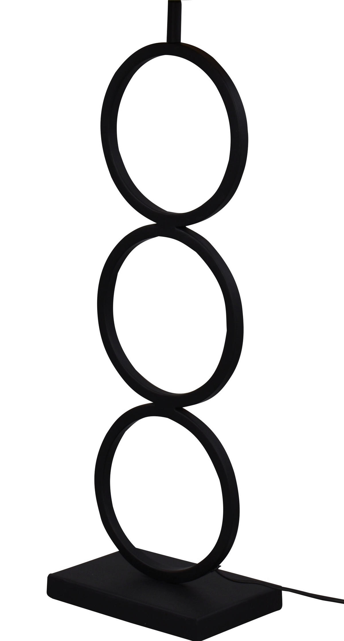 TISCHLEUCHTE 37/94 cm   - Sandfarben/Schwarz, Basics, Metall (37/94cm)