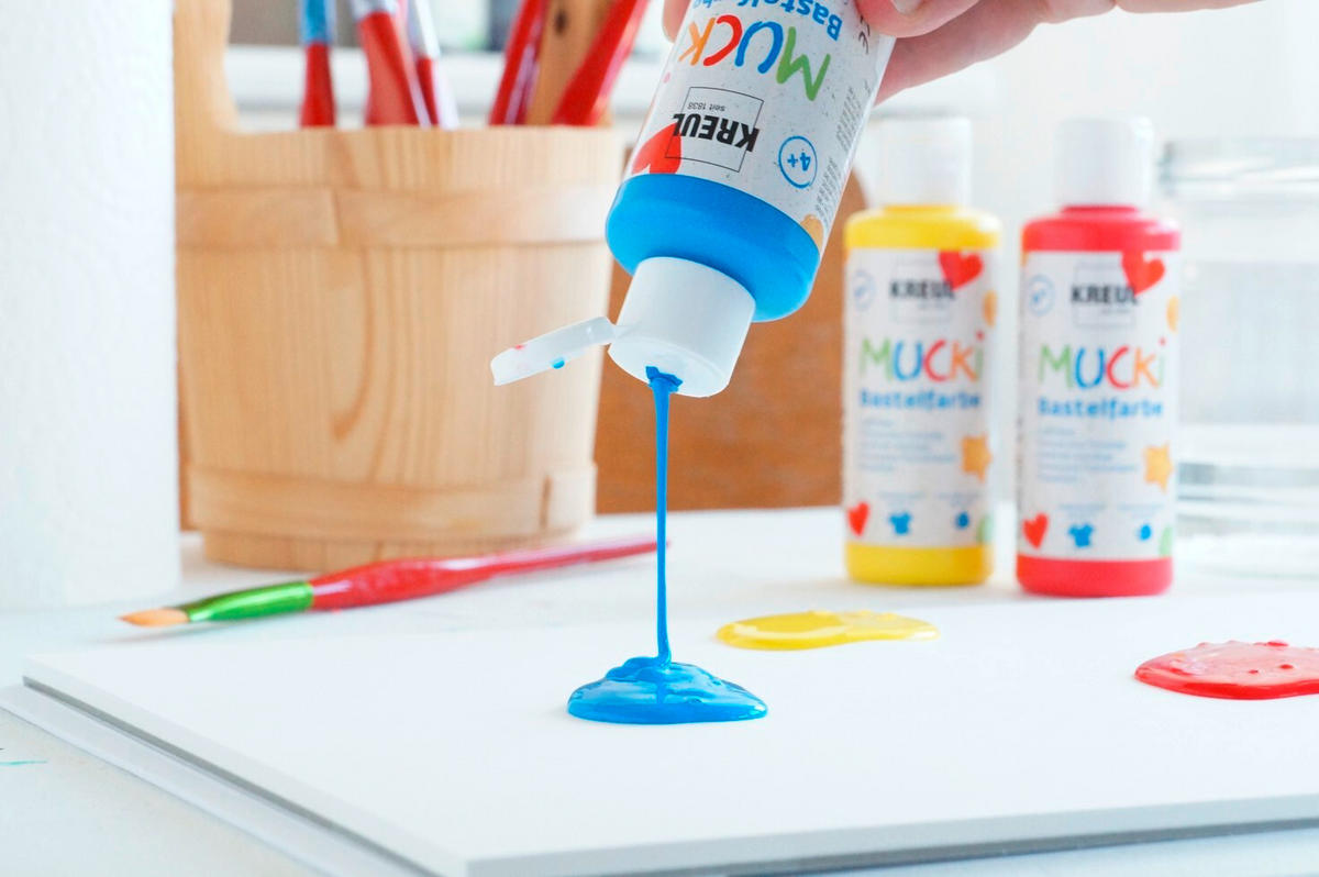 ACRYLFARBE - Blau/Gelb, Basics (8/11/11,5cm)