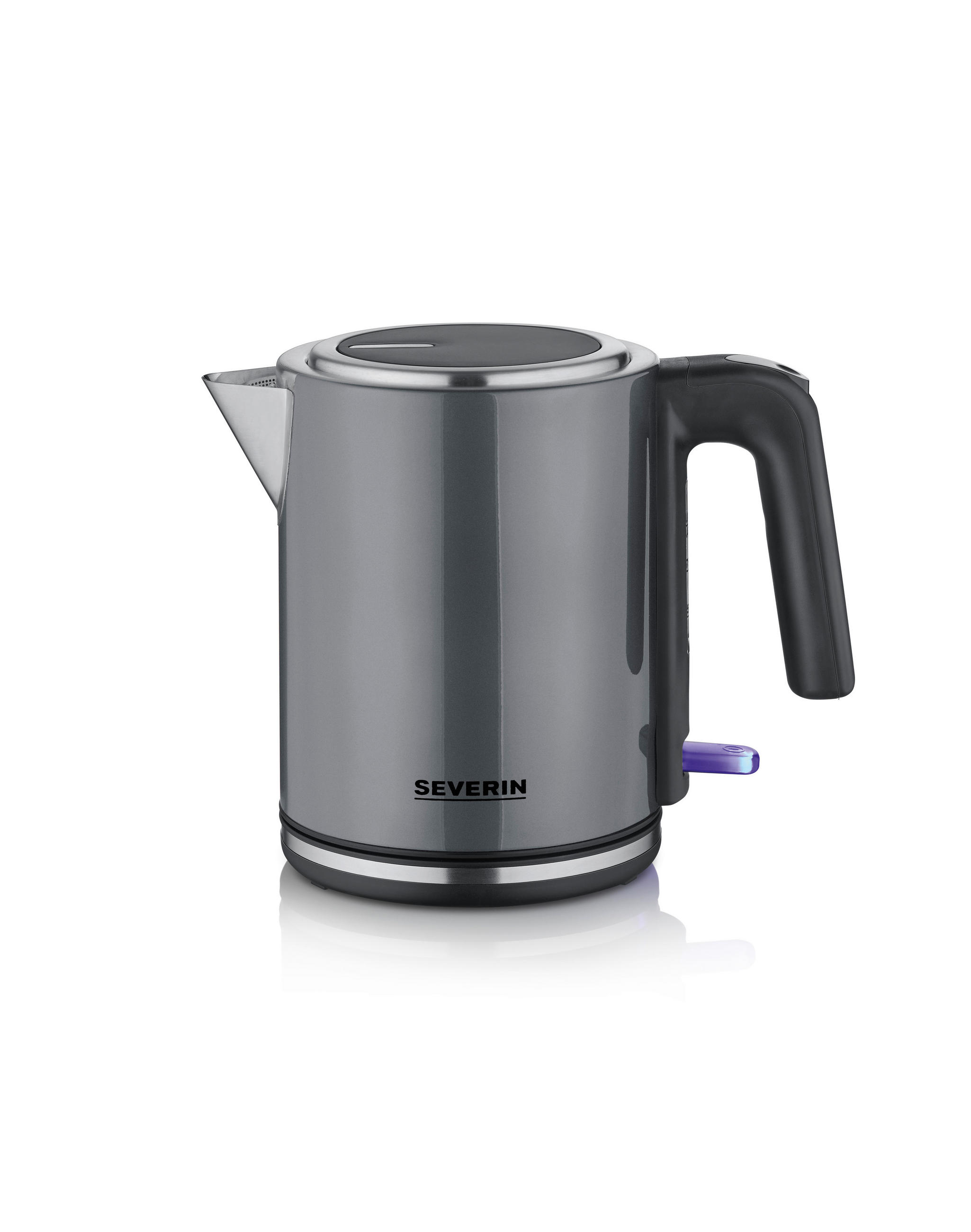 WASSERKOCHER 1 L  - Anthrazit, Basics, Metall (14/19,8/22,5cm) - Severin