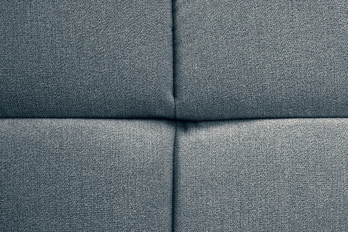 ECKSOFA in Velours Blau  - Blau/Schwarz, Konventionell, Kunststoff/Textil (168/298cm) - Carryhome