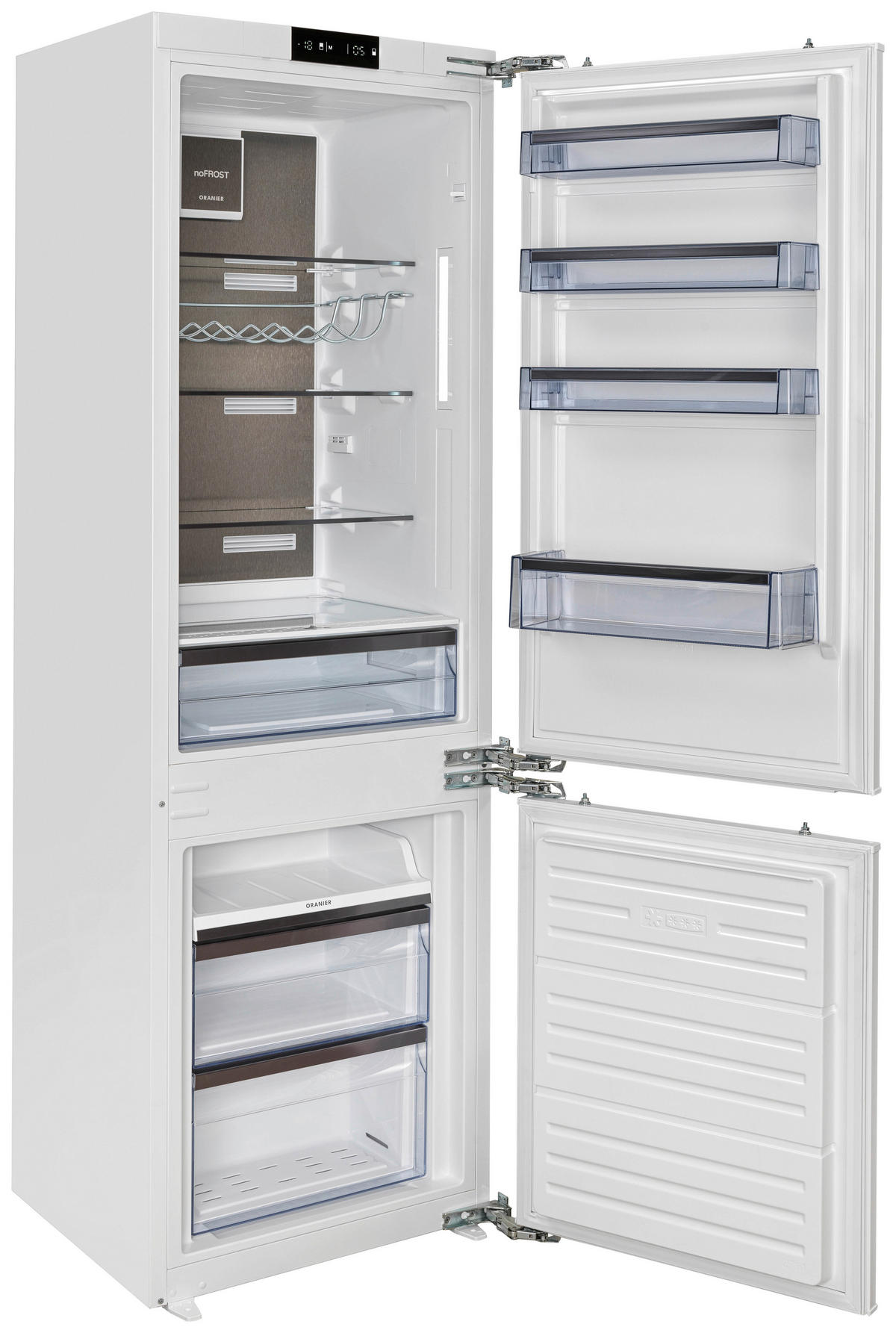 KÜHL-GEFRIER-KOMBINATION EKG578  - Weiß, MODERN, Metall (54/177/54,5cm) - Oranier