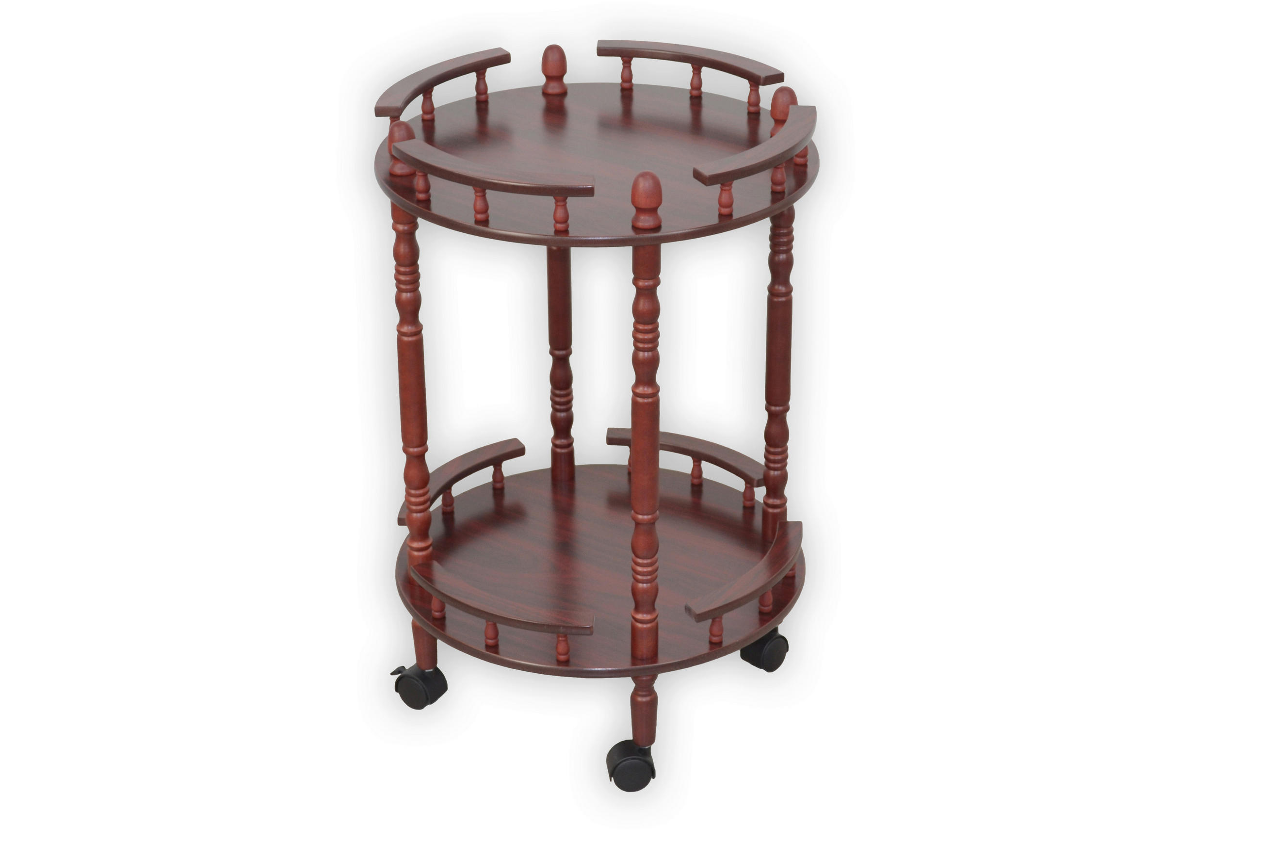 SERVIERWAGEN massiv Kirschbaumfarben  - Kirschbaumfarben, KONVENTIONELL, Holz/Holzwerkstoff (45/45/69cm) - MID.YOU