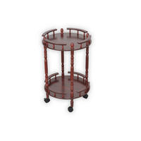 SERVIERWAGEN massiv Kirschbaumfarben  - Kirschbaumfarben, KONVENTIONELL, Holz/Holzwerkstoff (45/45/69cm) - MID.YOU