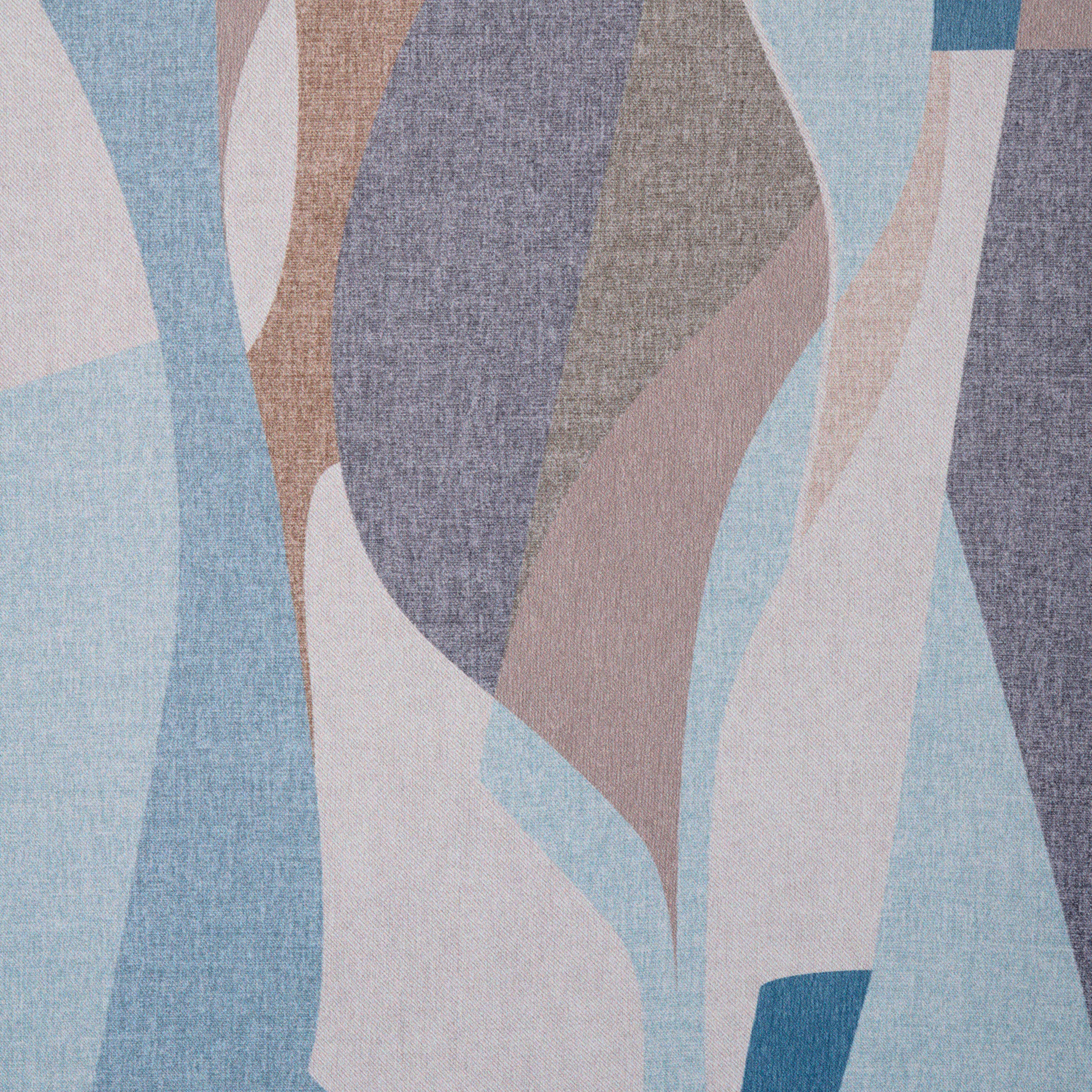 VORHANGSTOFF per lfm Verdunkelung  - Graublau, KONVENTIONELL, Textil (150cm) - Esposa